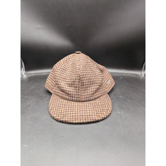 Alfonso D'Este Mens Brown Hat Cap XXL 63 7 7/8 Made in Italy 100% Cashmere RARE